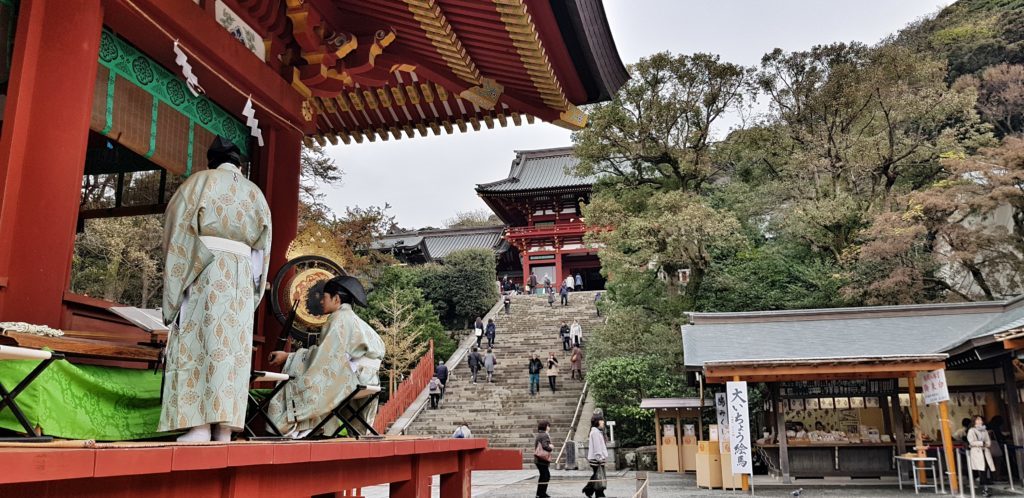 Tsurugaoka Hachiman-gū in Kamakura.