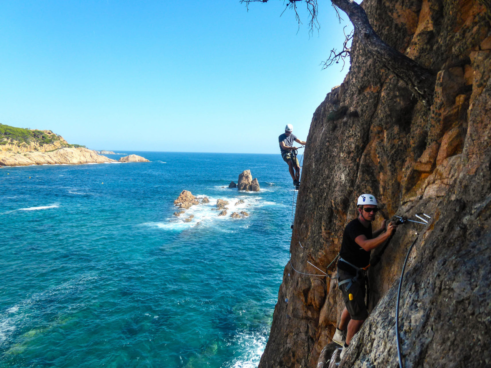 Klettersteig über dem Meer - Costa Brava, Spanien