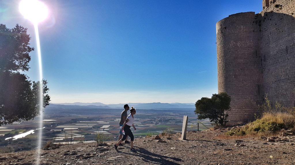 Wanderung zur Burg von Montgri, Costa Brava, Spanien