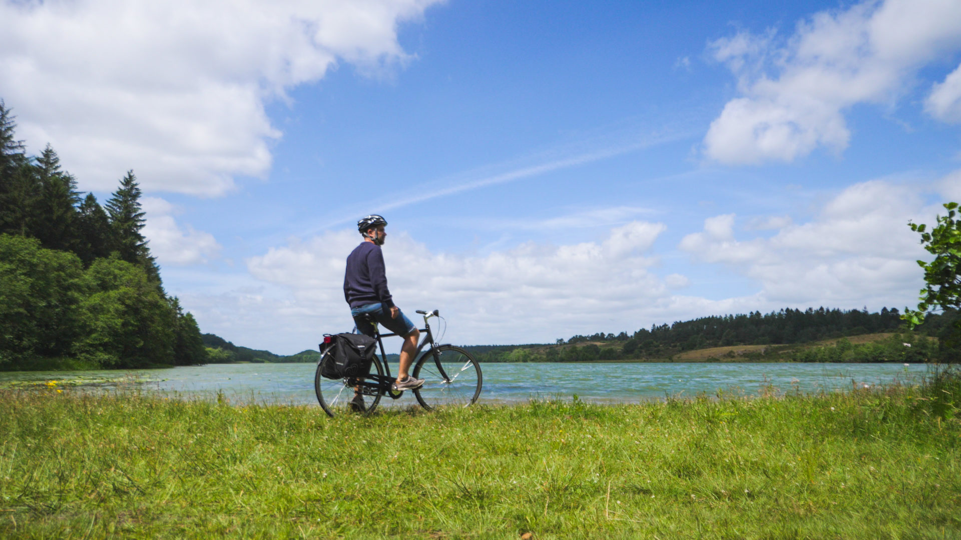 Ein schöner Ort für eine Pause an der Alten Straße - Rørbæk See, Hærvejen, Dänemark