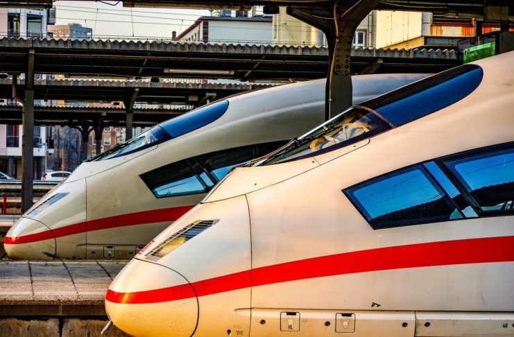 Planung und Informationen zu den InterRail- und Eurail-Pässen ICE Zug in Deutschland