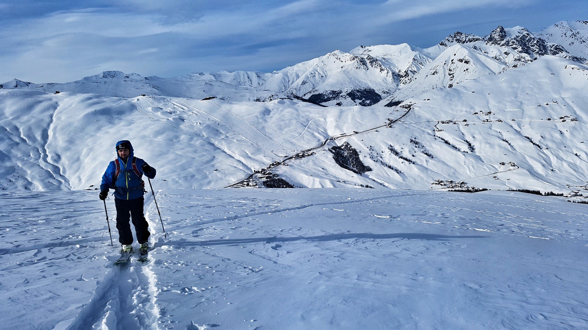 Skitouren in den Alpen - Livigno, Italien