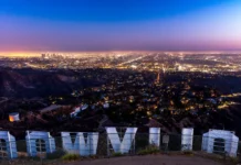 Die besten Ideen für einen Tagesausflug nach Los Angeles Blick vom Hollywood Schild auf LA. Ideen für Tagesausflüge nach Los Angeles.