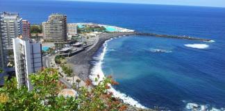 Top Aktivitäten in Puerto de la Cruz Skyline von Puerto de la Cruz, Kanarische Inseln, Spanien.