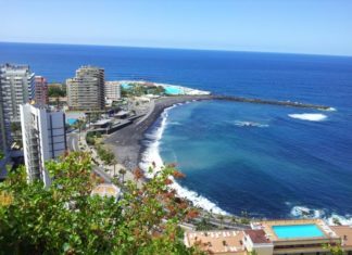 Top Aktivitäten in Puerto de la Cruz Skyline von Puerto de la Cruz, Kanarische Inseln, Spanien.