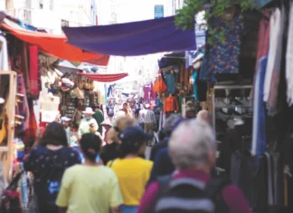 Chatuchak Wochenendmarkt in Bangkok, Thailand.