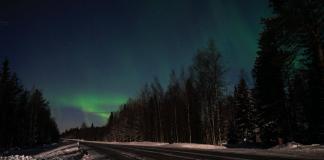 Tipps für Nordlichtreisen in Finnland Nordlichter in Rovaniemi, Finland.
