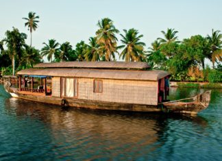 Backwaters in Kerala, Indien