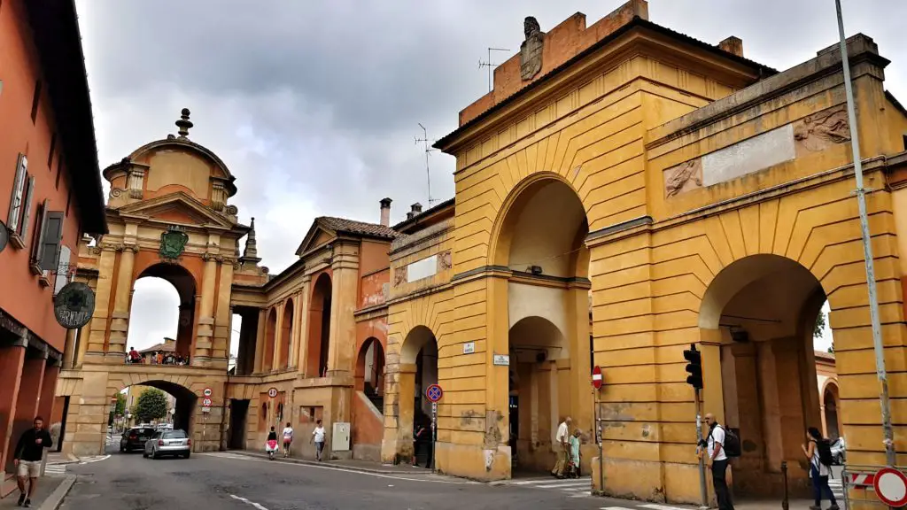 Arco Del Meloncello in Bologna, Emilia Romagna, Italien