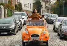 Citroën 2CV tour through Montmartre in Paris, France