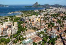 Die Innenstadt von Rio de Janeiro: Warum sie einen Besuch wert ist Stadtzentrum Rio de Janeiro, Brasilien.