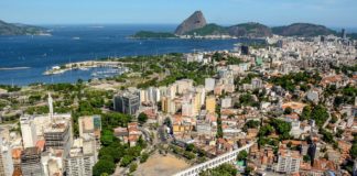Die Innenstadt von Rio de Janeiro: Warum sie einen Besuch wert ist Stadtzentrum Rio de Janeiro, Brasilien.