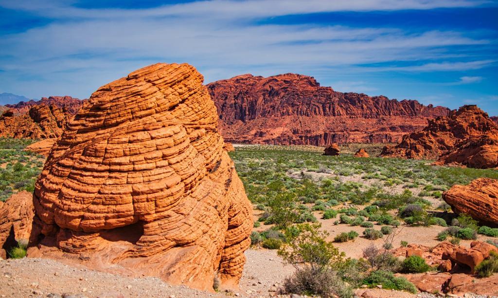 Red Valley in Nevada, USA.