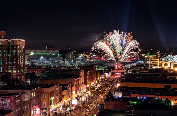 Ein Vergnügungswochenende in Nashville Mädels-Wochenende in Nashville, USA.