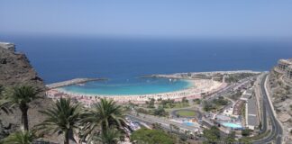 Besuche Gran Canaria – ein Paradies in Europa Amadores auf Gran Canaria, Kanarische Inseln, Spanien.