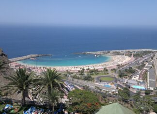 Besuche Gran Canaria – ein Paradies in Europa Amadores auf Gran Canaria, Kanarische Inseln, Spanien.