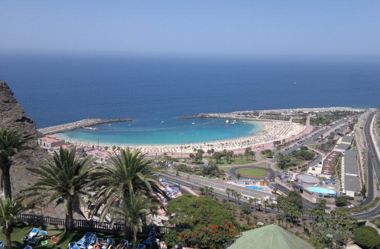 Besuche Gran Canaria – ein Paradies in Europa Amadores auf Gran Canaria, Kanarische Inseln, Spanien.