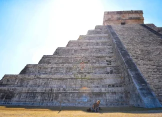 Historische Sehenswürdigkeiten und Attraktionen in Cancun Chitchen Itza in Mexiko