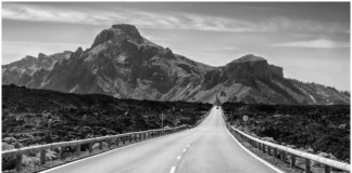 Die Straßen von Teneriffa erkunden Die Straßen auf Teneriffa, Spanien.
