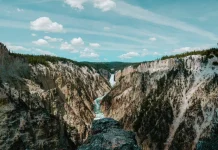 Zwei Tage im Yellowstone National Park Grand Canyon im Yellowstone National Park.