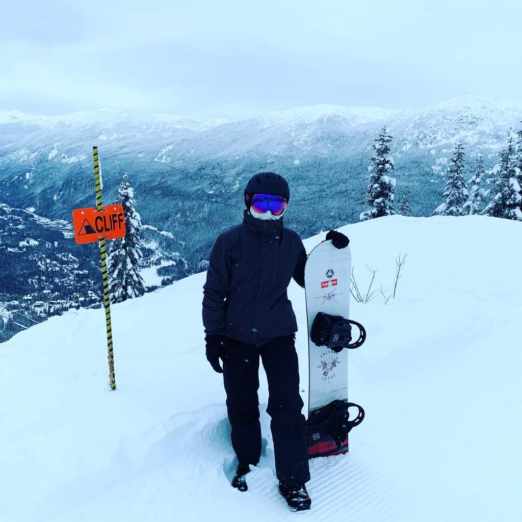 Helena während ihres Arbeitsurlaubs in Kanada