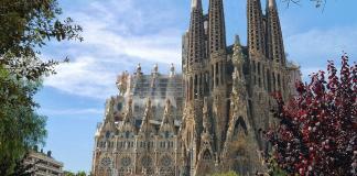 Das Beste von Barcelona Sagrada Familia in Barcelona, Spanien.