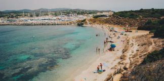 Sardinien: Sehenswertes in Cagliari Strände in Cagliari Sardinien, Italien.