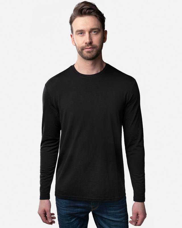 Ungebundenes Merino Langarmshirt