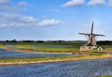Die besten Aktivitäten auf Texel, Niederlande (einschließlich Unterkunft und Verpflegung) Opa's Windmühle auf Texel, Niederlande.