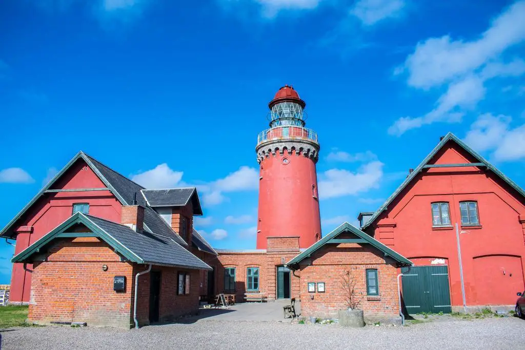 Bovbjerg-Leuchtturm, Westküstenstraße, Dänemark.