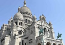 Wallfahrtskirche Sacré Coeur in Paris, Frankreich