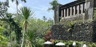 Oneworld Ayurveda in Bali, Indonesien: Oneworld wurde meine Welt Poolbereich bei Oneworld in Bali, Indonesien.