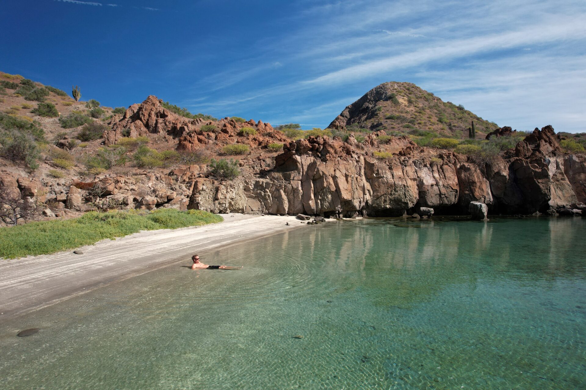 Honeymoon Bay auf der Isla Danzante in Baja California Sur, Mexiko. Foto Garrett Galvan.
