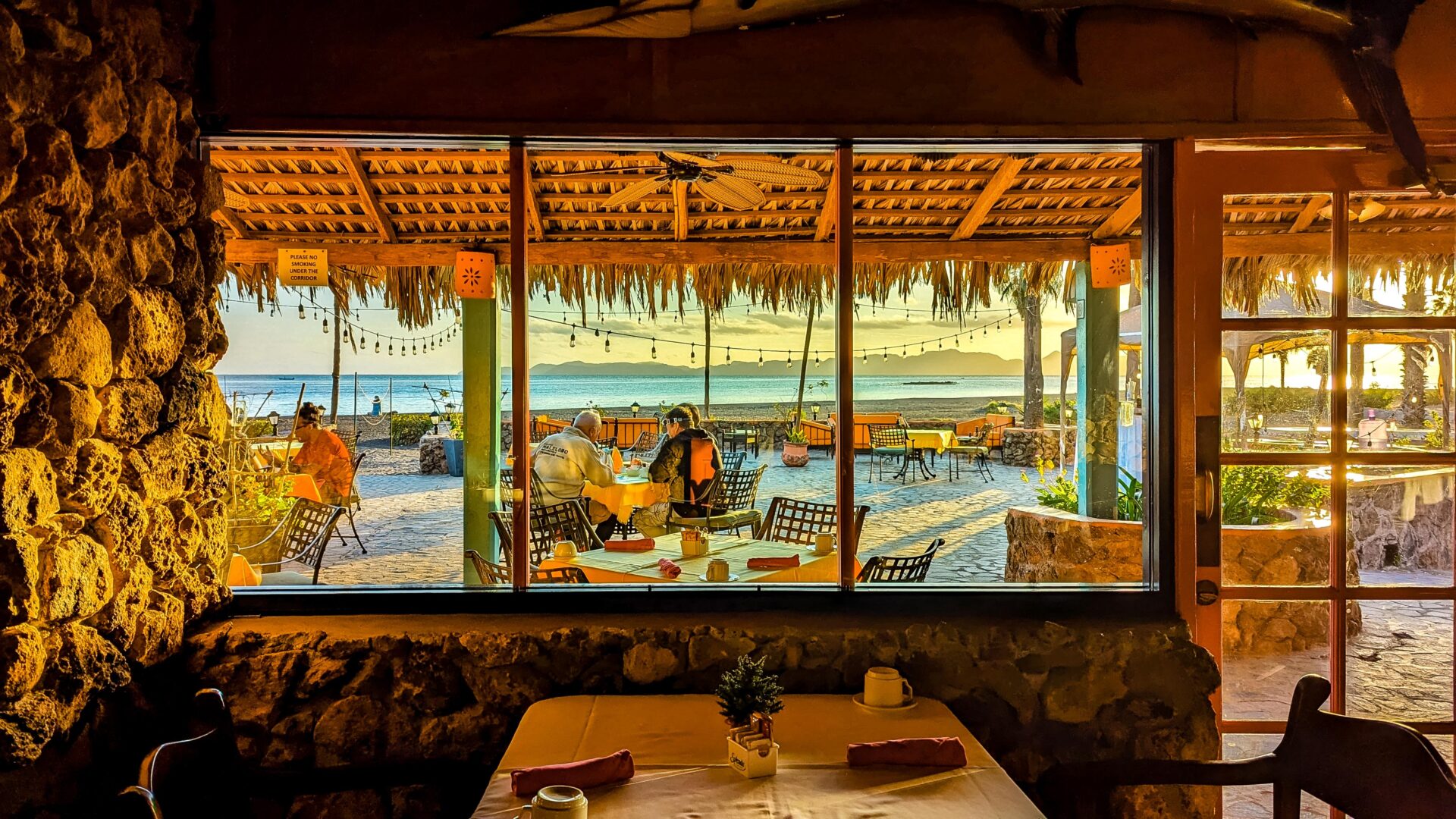 Restaurant del Carmen im Hotel Oasis in Loreto, Baja California Sur, Mexiko.