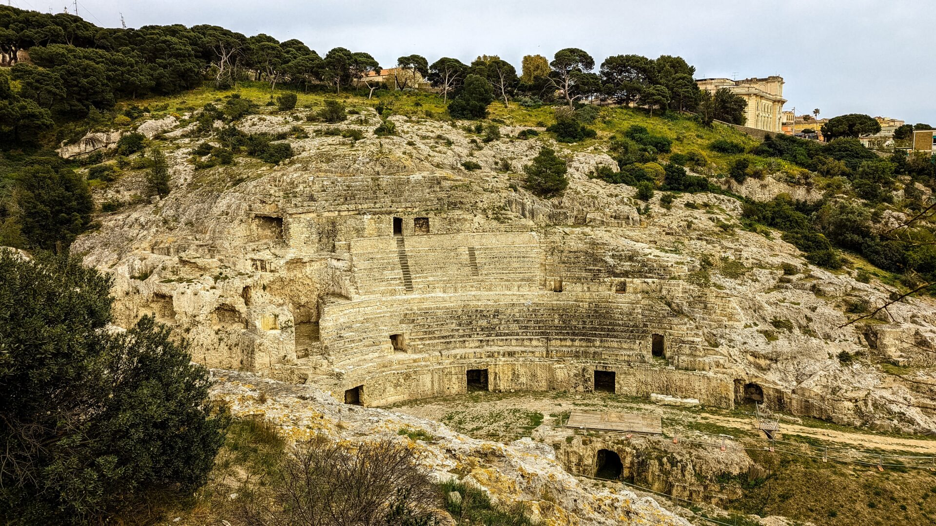 Römisches Amphitheater in Cagliari, Italien.