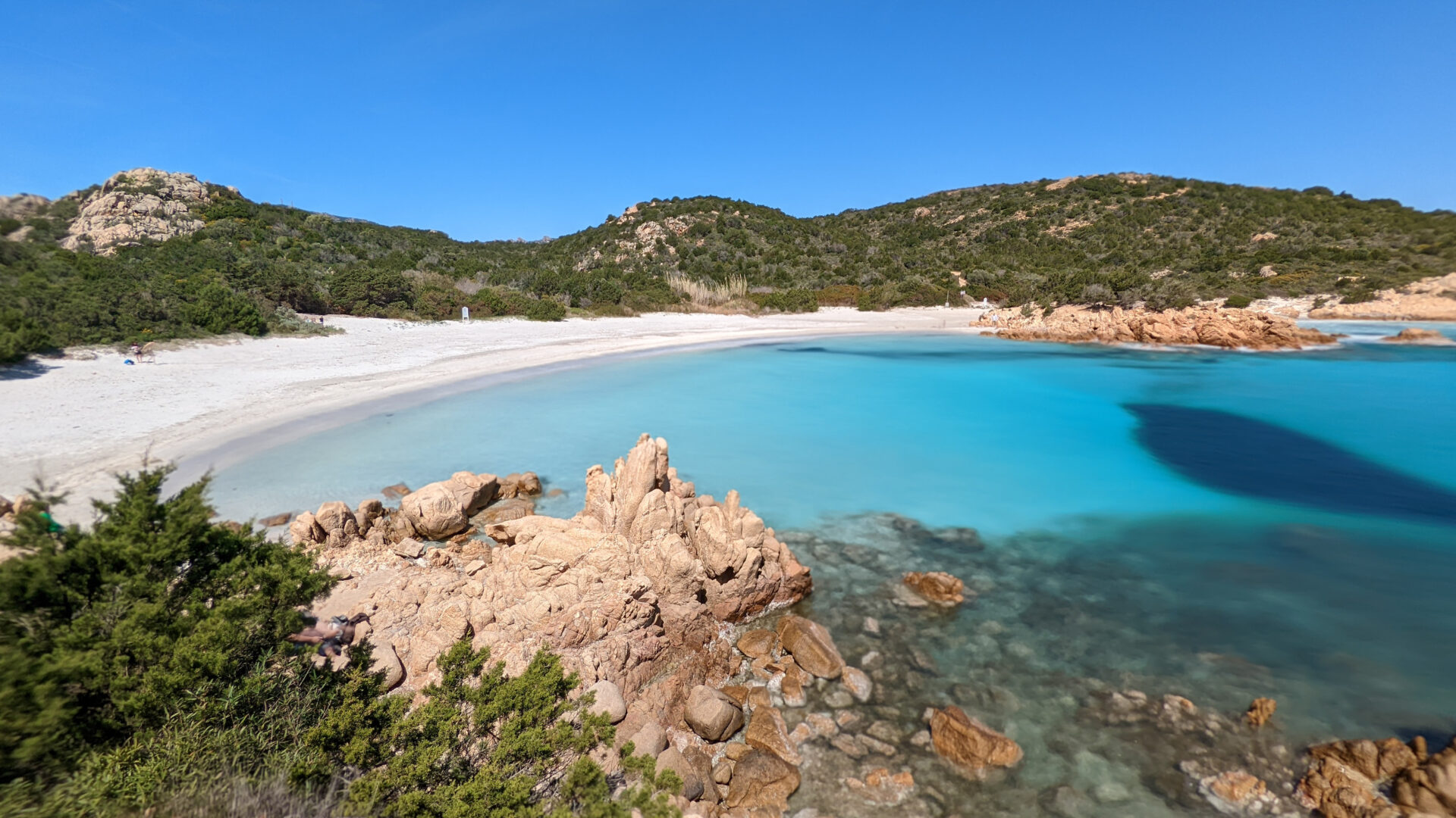 Spiaggia del Principe an der Costa Smeralda auf Sardinien, Italien.