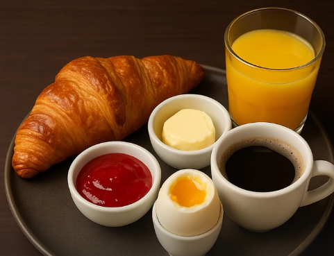 Lokales Frühstück in Barcelona, Spanien