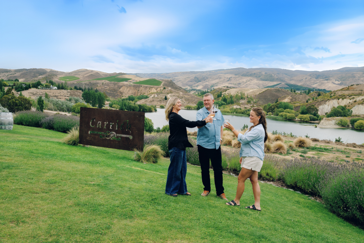 Carrick Winery bei einer Weintour durch Central Otago