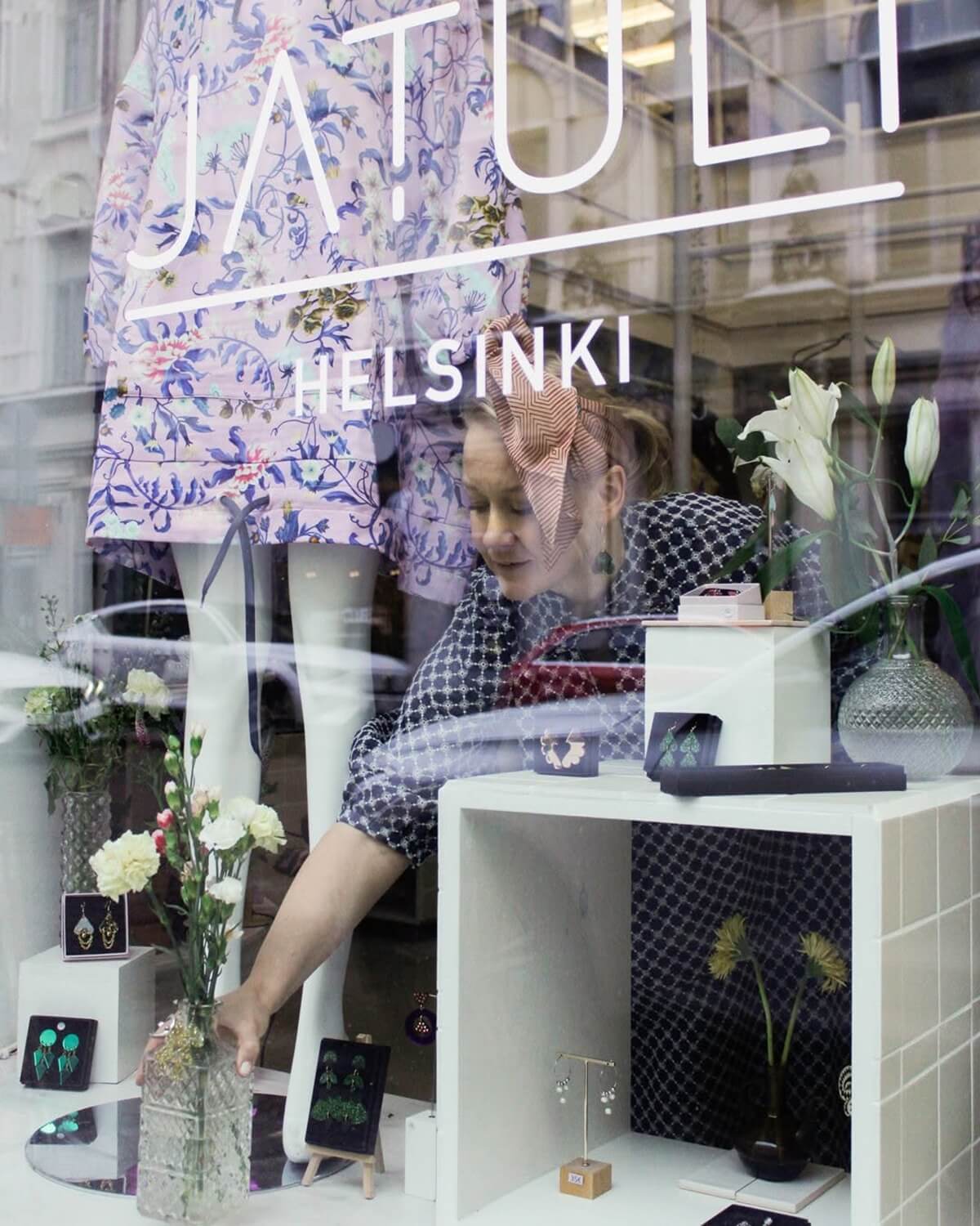 Nina Jatulis Laden in Punavuori, Helsinki