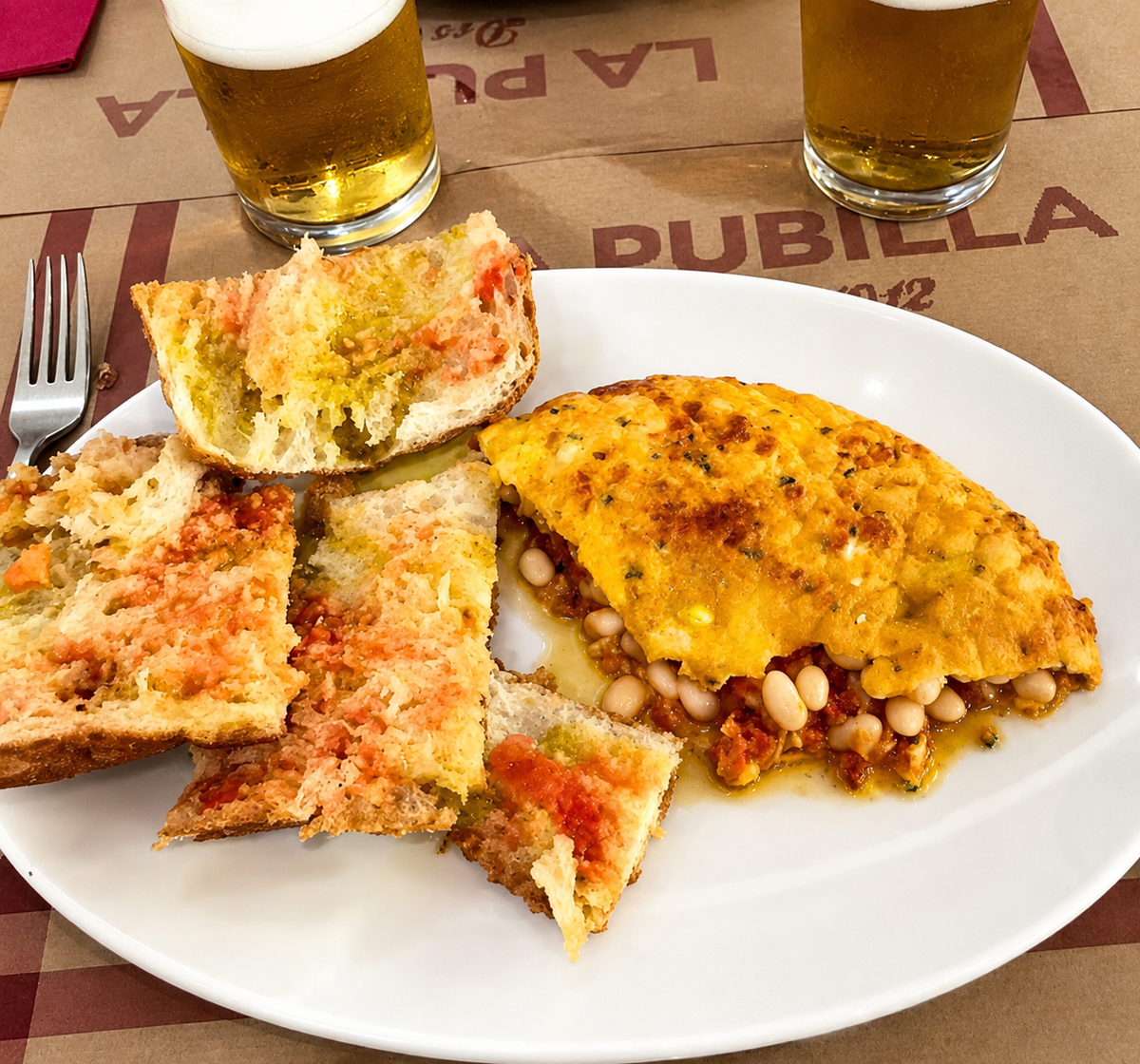 Frühstück in Barcelona
