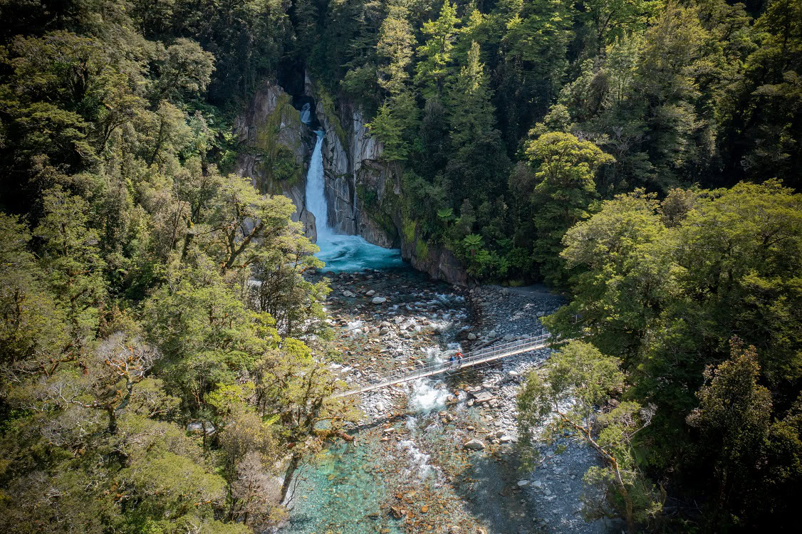 Am zweiten Tag erkunden wir den Milford Track.