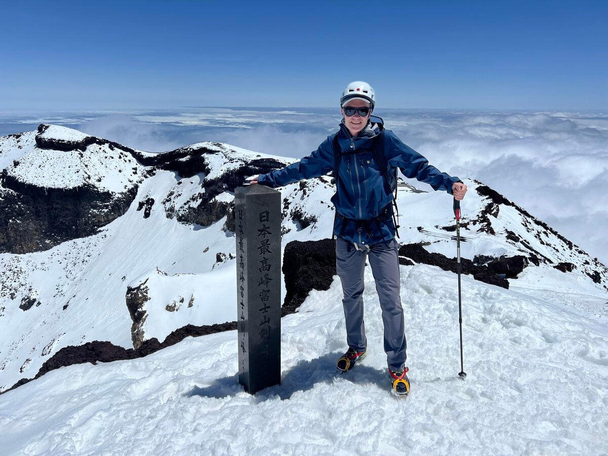 Besteigung des Fuji außerhalb der Saison, Japan