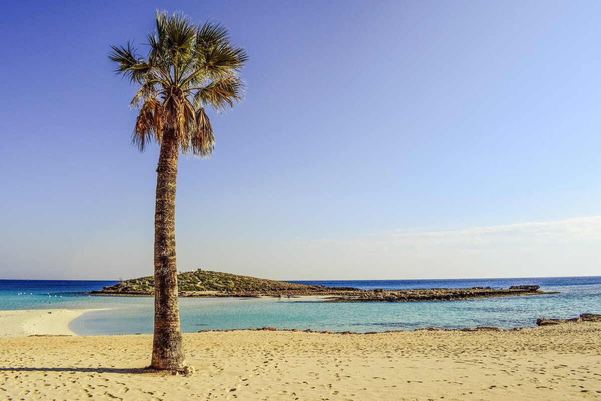 Nissi Beach in Ayia Napa, Zypern.